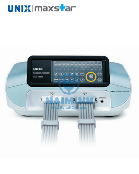 Máy nén ép 2 kênh có màn hình cảm ứng 12 khoang khí